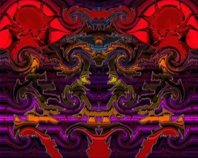 Judgment of The Cosmic Dragon - Mark Humes Gallery Of Abstract Art
