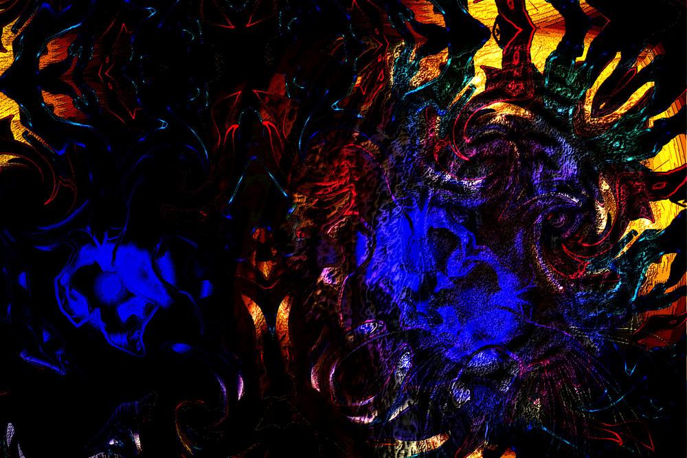Dark Will Salvation - Mark Humes Gallery Of Abstract Art