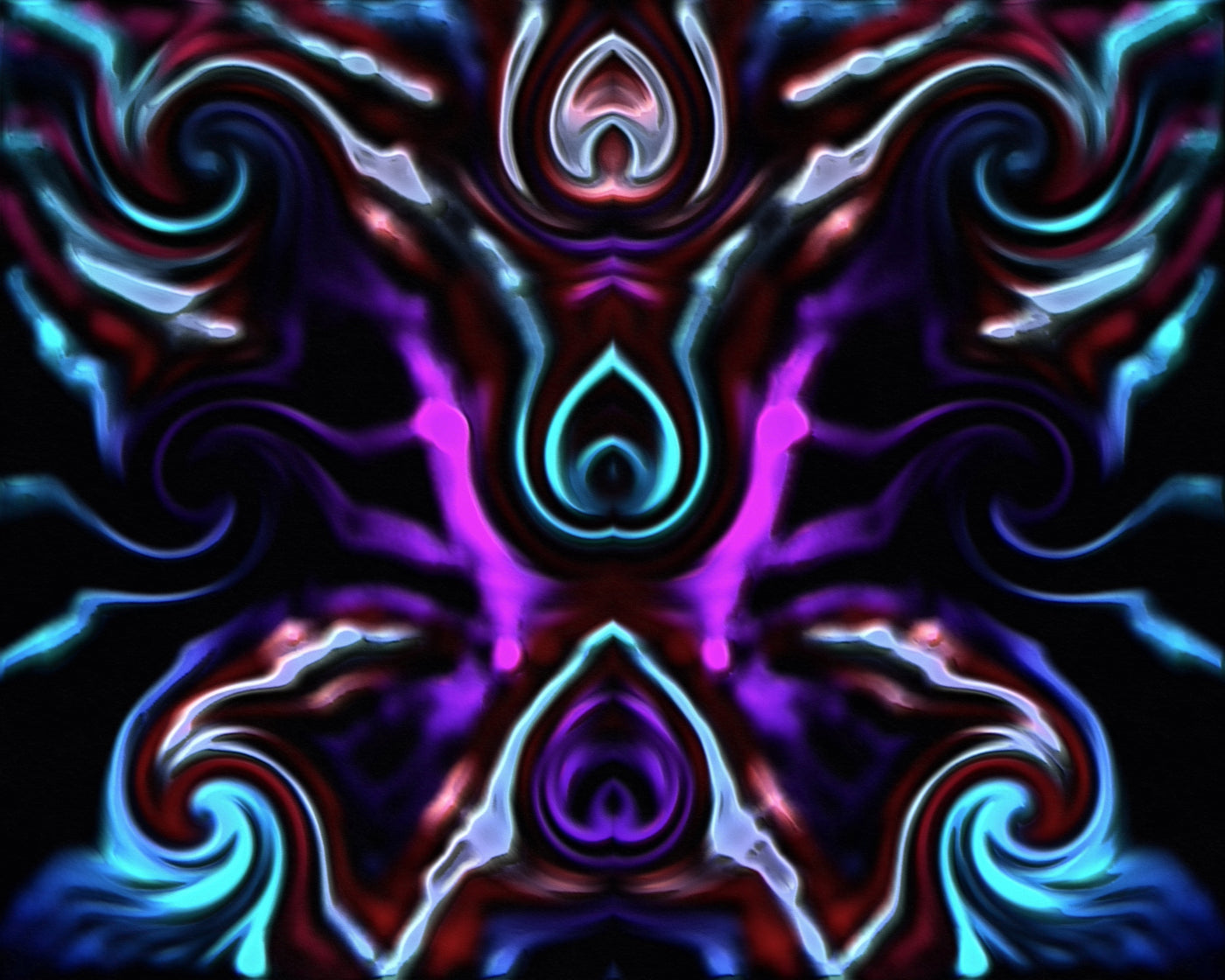 The auras shocking reflection - Mark Humes Gallery Of Abstract Art