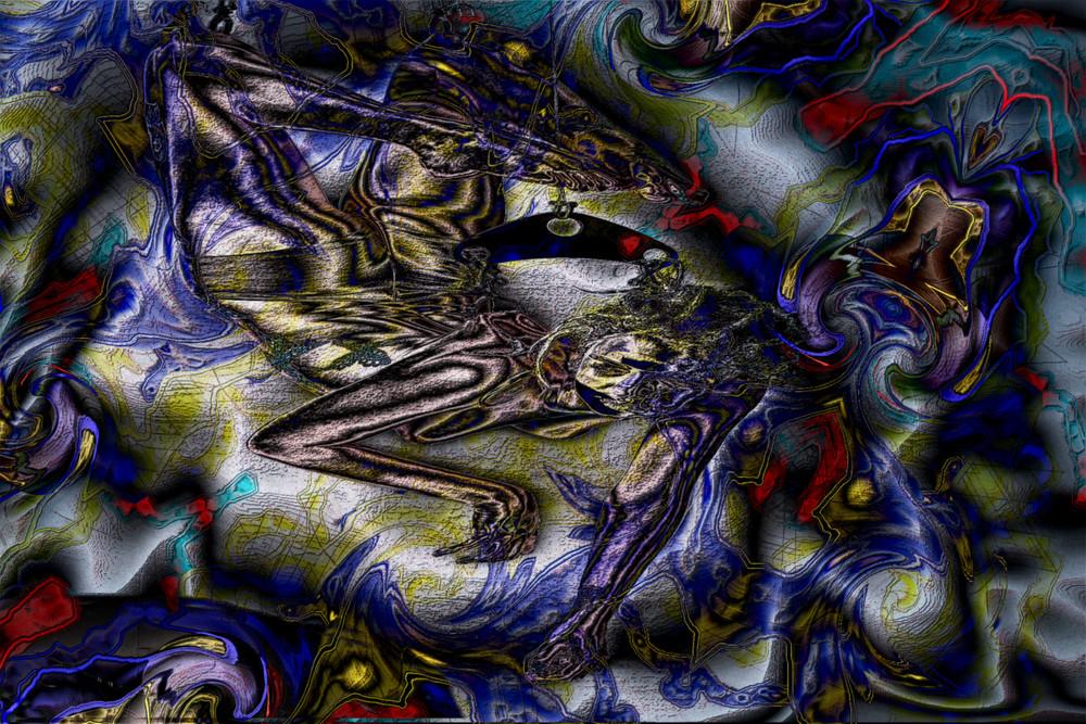 Transcendental Diving - Mark Humes Gallery Of Abstract Art